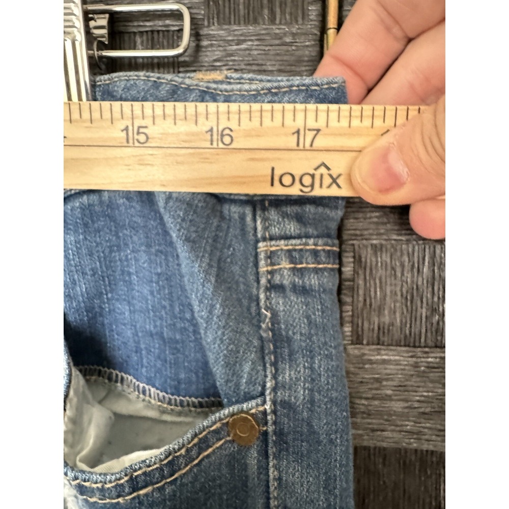 Boom Boom Jeans Womans size 15 Distressed Skinny Zip Ankle - Picture 9 of 16
